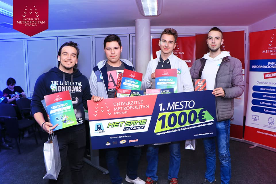 1st Place | Game Hackathon | Metropolitan